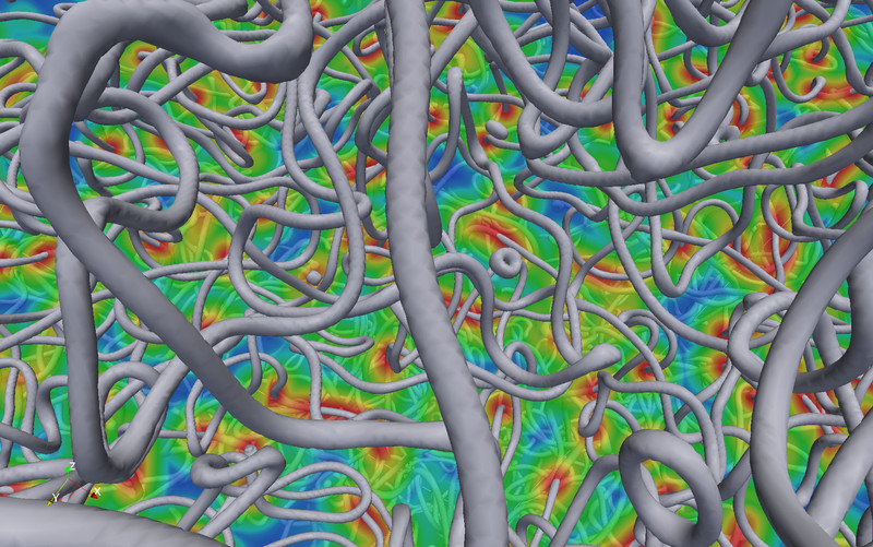 picture of a cosmic string simulation